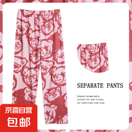 日系卡通睡褲女春夏秋季優(yōu)質(zhì)仿棉新品休閑寬松外穿長褲家居服 S繡花小熊 XL