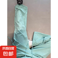 設(shè)計(jì)感黑色美式蝴蝶結(jié)工裝褲女款夏季大碼胖mm顯瘦闊腿休閑褲子潮 淺綠色 XL 【120-140斤】