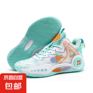 詹姆斯籃球鞋男夏季透氣耐磨運動鞋兒童學(xué)生幻影3科比4實戰(zhàn)球鞋女 白月 40