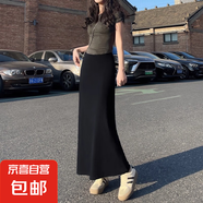 莫代爾魚尾裙半身裙女春夏2025新款高腰顯瘦遮胯中長(zhǎng)款氣質(zhì)包臀裙 淺灰色 常規(guī) 常規(guī)158-16cm L 體重116-135斤