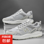 nb990新百倫同款N字鞋男鞋厚底阿甘板鞋情侶網(wǎng)面休閑鞋運(yùn)動(dòng)鞋跑鞋 N990元祖灰【情侶款】 35