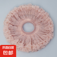 百搭女孩tutu裙女童兔兔蓬蓬裙子中小童兒童女寶寶凸凸百搭半身裙 CL-121奶茶色【三代升級(jí)】 140 建議身高130-140cm