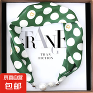 磁扣絲巾項(xiàng)鏈發(fā)帶高級(jí)感網(wǎng)紅新款磁力扣手鏈小長(zhǎng)條女春夏天護(hù)頸帶 波點(diǎn)綠 57*13CM