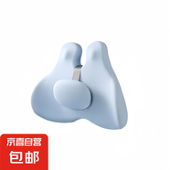 汽車頭枕腰靠久坐不累辦公室美臀墊人體工學(xué)靠背墊久坐護(hù)腰坐姿椅 淺藍(lán)色背靠【帶要頂】 默認(rèn) 41*48*46CM【座靠一體尺寸】