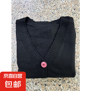早春秋季2025年新爆款女裝外套上衣歐貨慵懶風軟糯毛衣女針織開衫 103黑色 S  【建議80斤-95斤】