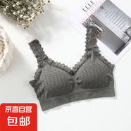 無(wú)縫秋冬蕾絲吊帶美背女背心聚攏無(wú)鋼圈純色外穿內(nèi)搭女士抹胸內(nèi)衣 抹綠色+抹綠色-兩條裝 L 碼100-125斤