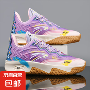 2025夏青少年耐磨防滑專(zhuān)業(yè)低幫運動(dòng)鞋實(shí)戰科比中小學(xué)生回彈籃球鞋 紫羅藍 47