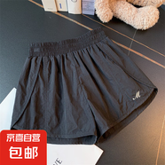 女童夏季短褲2025新款休閑褲速干涼感中大童甜酷休閑三分褲夏裝薄 XGT-DK07【黑色】 170