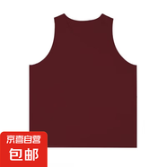 火龍果色別致小背心女夏季坎肩寬松中長款無袖t恤外穿內(nèi)搭上衣潮 T003-酒紅色 XL