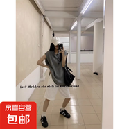 白色高腰牛仔短褲女夏天薄款2025新款5分中褲直筒寬松闊腿五分褲 藍色 4XL