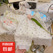 25夏季新款女童花邊外穿褲子女孩休閑寬松防蚊褲寶寶韓版洋氣褲88 KX7【花邊褲】-薰衣草 150 碼（建議身高130-140cm）