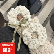 甜美少女碎花發(fā)圈超仙蝴蝶結(jié)飄帶大腸發(fā)圈可愛百搭馬尾網(wǎng)紅發(fā)繩 飄帶款隨機一個裝