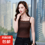 2025春夏新款蕾絲吊帶小背心女職業(yè)裝內(nèi)搭打底衫韓版修身彈抹胸 花色 RF0053 XL 碼109-117斤