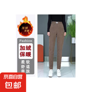 哈倫褲女高腰顯瘦小腳褲2025秋冬新款時尚百搭韓版潮流休閑褲CYD 燕麥色 M