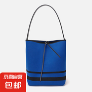【大牌同廠】2025新款時尚簡約百搭托特包休閑包斜挎包單肩包女包 克萊因藍