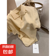 歐貨Polo領(lǐng)拉鏈針織衫正肩短袖女春夏修身顯瘦獨特漂亮上衣BYNT 奶黃色 S