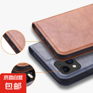 vivo Y35手機殼適用于Y28/Y33/Y32/Y21/Y20/Y30/Y7/Y9保護套磁力吸附抗震防摔插卡支架全包手機套 爵士黑-仿皮對吸皮套 vivo y27國際版