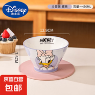 迪士尼米奇陶瓷斗笠碗釉下彩餐具高顏值特別好看的吃飯碗可愛飯碗 5英寸斗笠碗（樂悠黛西）