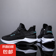 椰子鞋運動(dòng)鞋夏季網(wǎng)面透氣男鞋新款百搭跑步運動(dòng)鞋防臭運動(dòng)休閑 BY-423 黑色- 網(wǎng)面運動(dòng)鞋 42 (260mm) 標準運動(dòng)碼