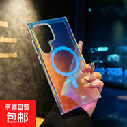 適用于三星samsung高磁吸亮面輻射行李箱款保護(hù)殼防摔保護(hù)套S25ultra/S24U手機(jī)殼高顏值小眾款 【磁吸款】亮面鐳射款 三星 Z-Flip5/6
