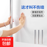 墻面靜電保護(hù)膜透明不傷墻防臟白墻壁貼紙墻貼自粘防水貼膜可涂鴉 墻面保護(hù)膜（靜電無(wú)膠）寬60cm 長(zhǎng)2米