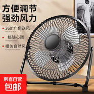 電風(fēng)扇桌面電扇鐵藝USB小風(fēng)扇小型臥室辦公室學(xué)生宿舍臺(tái)式風(fēng)扇復(fù)古 【經(jīng)典黑色】4寸