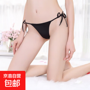 情趣性感女士?jì)妊澖墡Ф∽盅澬奚硇愿邪胪该髅抟d誘惑T字褲易脫 黑色 均碼【建議80-120斤】