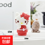 可愛(ài)卡通三麗鷗鑰匙扣庫洛米掛件鑰匙鏈精致情侶掛飾汽車(chē)書(shū)包公仔 三麗鷗擺件【KT貓】