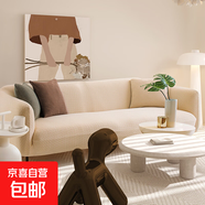 彈力防滑沙發(fā)套罩全包圍防塵套簡約四季通用型沙發(fā)墊子蓋布防貓抓 米杏色 L【三人位長185-230CM內(nèi)】