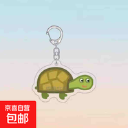 佩奇小動(dòng)物動(dòng)畫(huà)周邊鑰匙扣可愛(ài)小動(dòng)物鸚鵡鴨子小雞亞克力書(shū)包掛件 小豬佩奇小動(dòng)物9-QD615