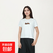 休閑風(fēng)印花夏季T恤休閑圓領(lǐng)透氣女款JS LB-BN337 白色 XL 120-135斤