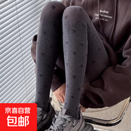 【小野同款】絲襪女80D天鵝絨打底褲灰絲薄款日系灰色連褲襪 圓點(diǎn)灰 均碼