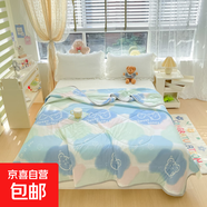 A類乳膠涼席四件套夏季冰絲席可機洗床笠款三件套水洗夏被軟席子 歐邦-靈動【透氣】 150x200cm單夏被