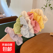 高級感小清新大腸發(fā)圈可愛(ài)甜美發(fā)繩扎頭發(fā)發(fā)飾糖果色女孩頭繩頭飾 百搭7色