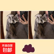 蕾絲小碎花大腸發(fā)圈復(fù)古法式高級(jí)感裙邊花苞兒童頭發(fā)圈韓系秋冬女 新中式   白色蕾絲-2個(gè)