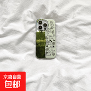 綠色草地貓咪狗狗適用iphone16手機殼蘋(píng)果華為vivo小米OPPO榮耀套 白色大孔[滿(mǎn)屏]-透白[0]-LIYIK1309草 vivo y77e