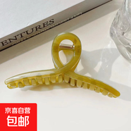 【送女友】超值多件套發(fā)夾亞克力發(fā)圈高馬尾山茶花心發(fā)飾 1件套【13cm綠色】/