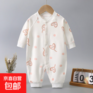 嬰幼兒連體衣純棉寶寶爬爬服無(wú)骨單排扣嬰兒秋季衣服長(cháng)袖春秋新款 HAPPY Z-2 59cm