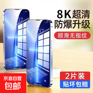 超清進(jìn)口玻璃絲滑適用于iPhone 16 Pro手機(jī)膜保護(hù)膜 【康寧超清2片】進(jìn)口玻璃*順滑跟手 iPhone Xs Max
