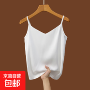 職業(yè)裝女裝氣質(zhì)時尚夏季短袖西裝工裝教師美容酒店工作服正裝套裝 白色吊帶 （3028） M