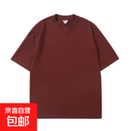 2025夏新品索羅娜面料短袖T恤男100%純棉冰感防曬新面料YB 安哥拉紅 L