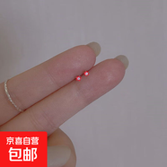 其他品牌耳釘女睡覺不用摘迷你超小輕奢彩色耳棒簡約養(yǎng)耳洞耳骨釘生日禮物 紅色【一對(duì)裝】