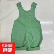 2025爆款背帶褲 嬰童背帶褲春秋裝春季兒童男女寶寶衣服洋氣舒適 墨綠色 80 （16-22斤）