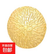 歐美ins夸張個性紋理不銹鋼戒指女花朵向日葵愛心海星開口戒指 圓形金色