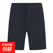 海德同款夏季爆款輕薄無(wú)縫壓膠速干防水運(yùn)動(dòng)休閑男士短褲五分褲 藏青色 M