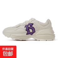 歐牧者莆田男鞋G家字母厚底老爹鞋女新款增高休閑運動(dòng)百搭潮流小 G家字母鞋藍色 40