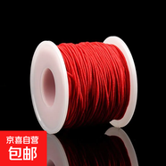 串珠彈力線(xiàn)高彈力加粗牛筋文玩佛珠手串彈力繩耐磨結實(shí)手鏈松緊線(xiàn) 紅色 25米