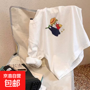 秋裝2025新款春秋款大童純棉長袖T恤男童女童寶寶打底衫兒童上衣 H2524白色 160