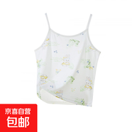 冰絲女童吊帶背心a類抑菌夏季女孩夏天打底內(nèi)搭兒童薄款無袖上衣 H1371/滿印百合兔子DD986 S （130cm）