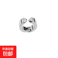 鈦鋼耳夾男士無(wú)需耳洞嘻哈小眾冷淡風(fēng)假耳環(huán)耳釘女情侶單只耳飾品 銀色單只耳夾款鈦鋼